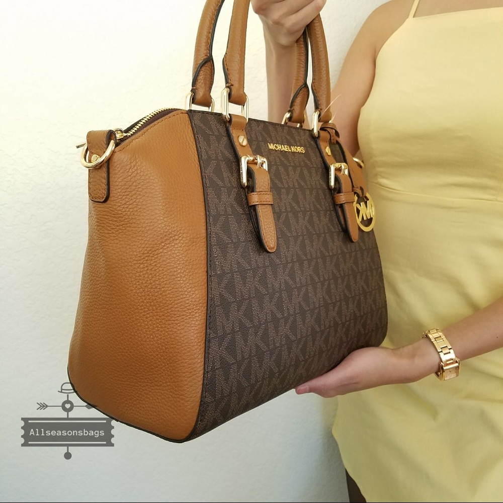 NWT Michael Kors Large Ciara satchel w/ wallet bag - Picture 3 of 8